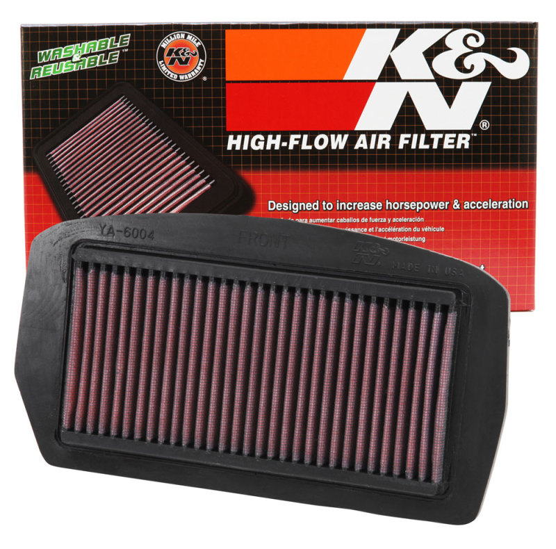 Yamaha FZ6 Air Filter - K&N Engineering - High-Flow Drop-In Replacement - `04-`09